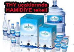 THY UÇAKLARINDA HAMİDİYE SUYU VE ÜLKER KEKİ